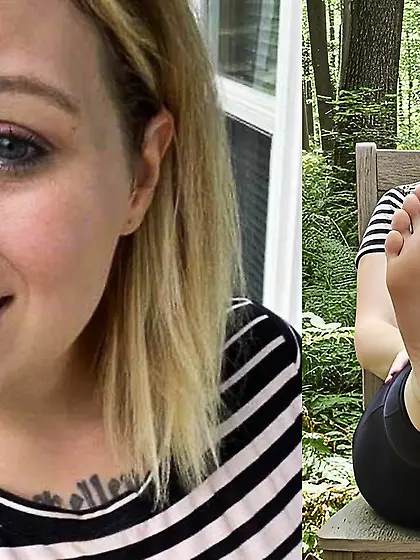 Stephanie Loves The Smell Of Her Feet