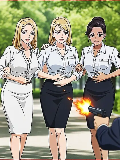 Anime Girls Gut-shot