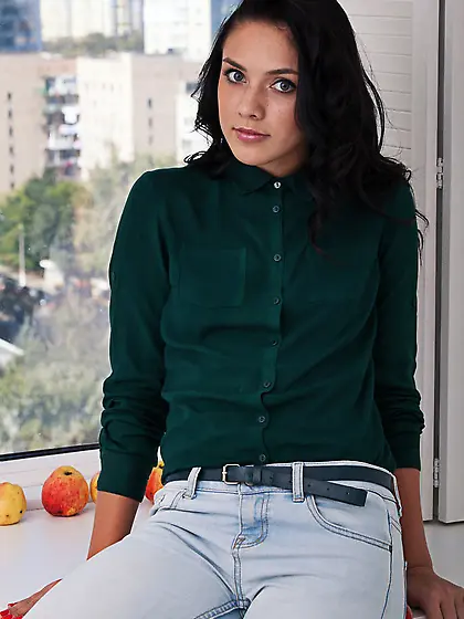 Perfect hussy green top