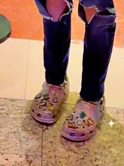 Cheryl's feet and her moms feet