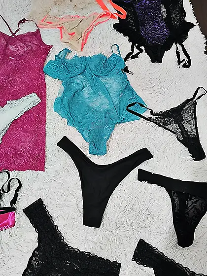 Babe i sell lingerie worn by me 1 or 2 photo shoots