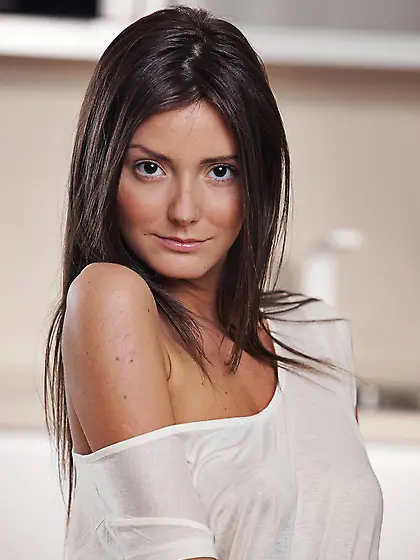 Lovely brown eyed girl