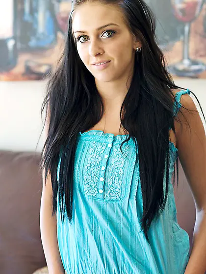 Dreamy woman blue panties