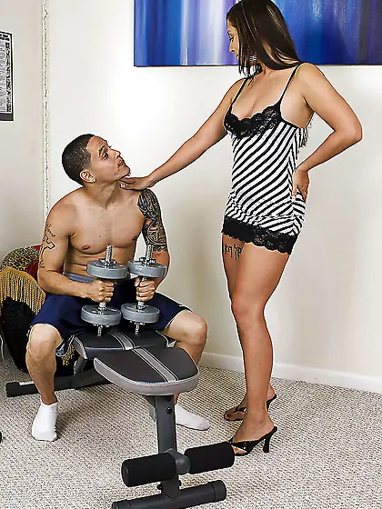 American brunette amateur wife big tits