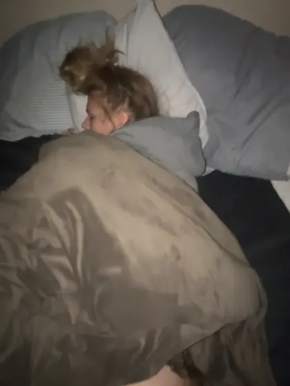 Sleep teen used and humiliated by stranger