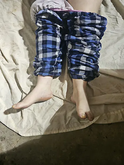 Slutty GF choked out and fucked