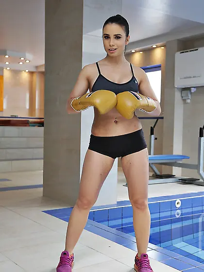 Romanian brunette blowjob