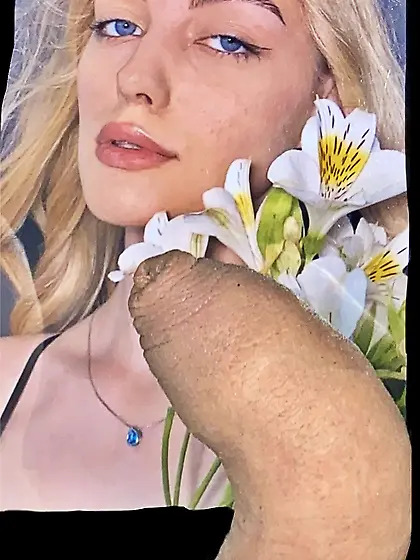 Sexy blonde Angelina Zegzhda and my ugly sausage