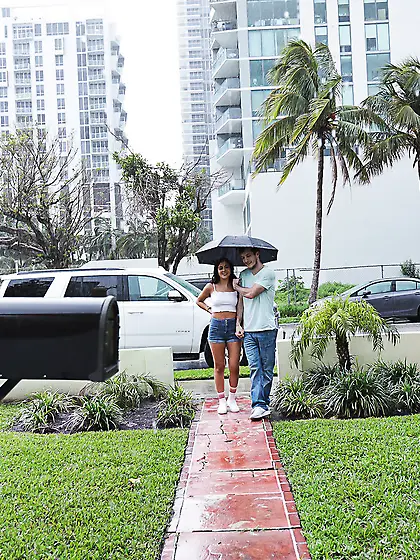 She has a sexy natural shape and her pussy is ready for hard sex