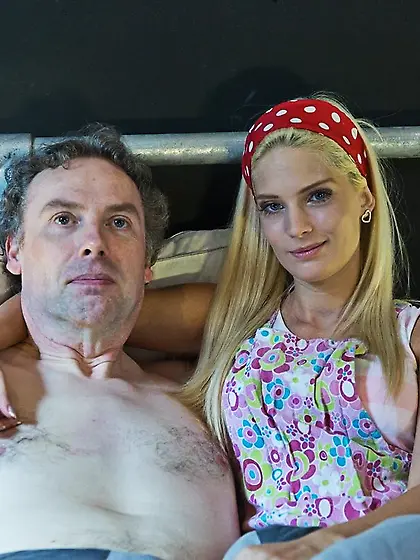 Skinny young petite blonde