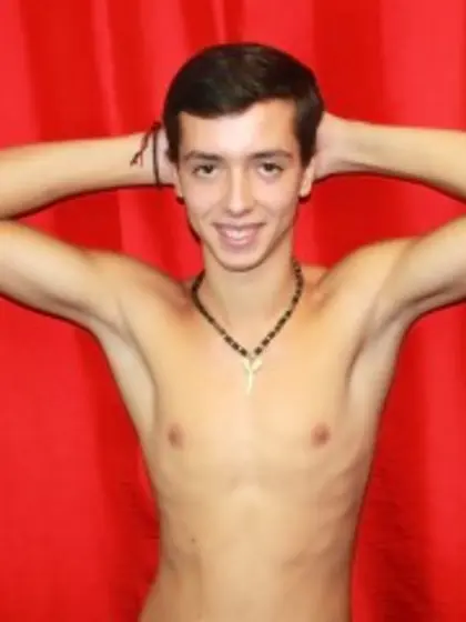 Brunette Young Man Randy Close Up.