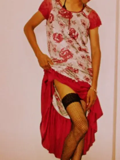 Local shemale shows her thick cock