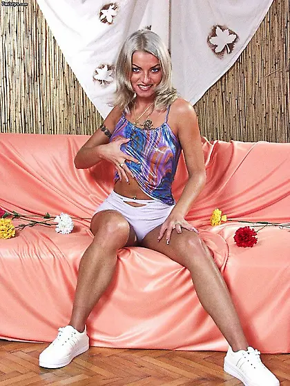 Hot fetish action with Claudia Fina smoking and posing eager to