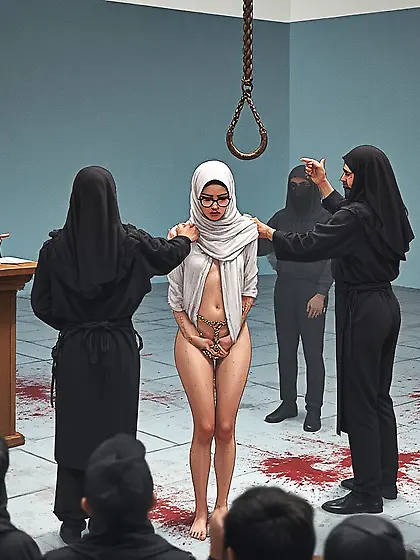 Prisoner of war being executed