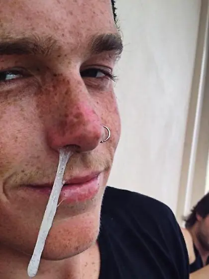 whats SNOT to luv - SPIT fucking around