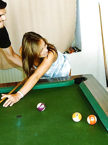 It isn't interesting to play pool with slut so threesome is pref