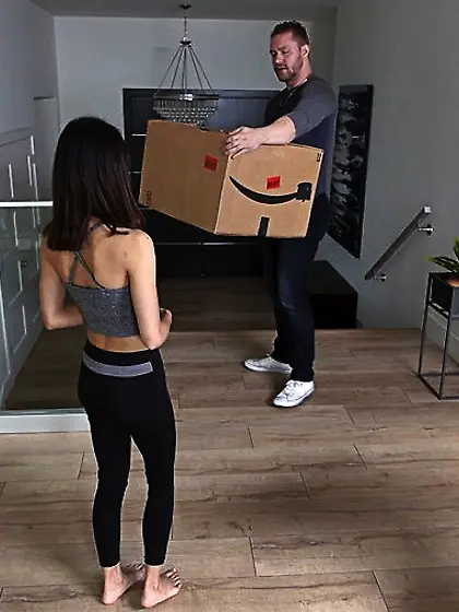 Athletic little teen