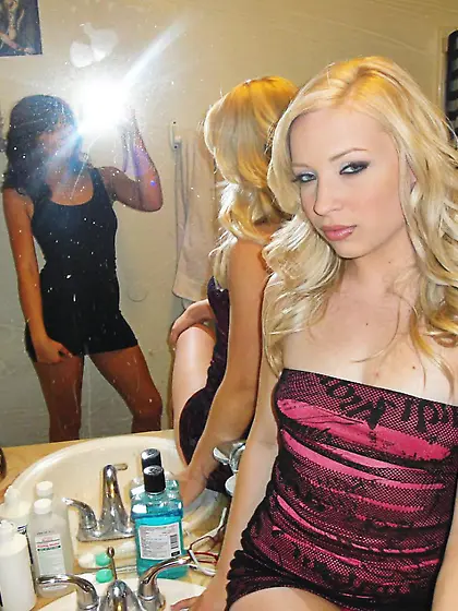 Lusty Alyssa Branch gets licked by her GF and then fucked by a w