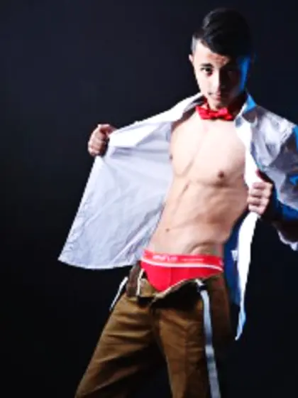 Brunette Young Man John Dancing.