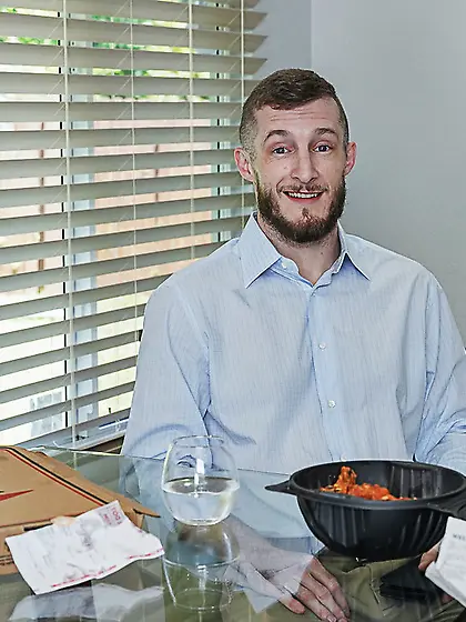 Curvy Latina teen Binky Beaz enjoys sex with a hung stud Brick D