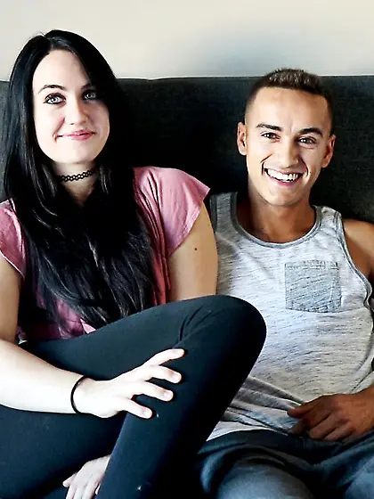 Sexy jock eats and fucks his thick chick