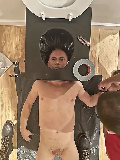 Me in the Humilation box