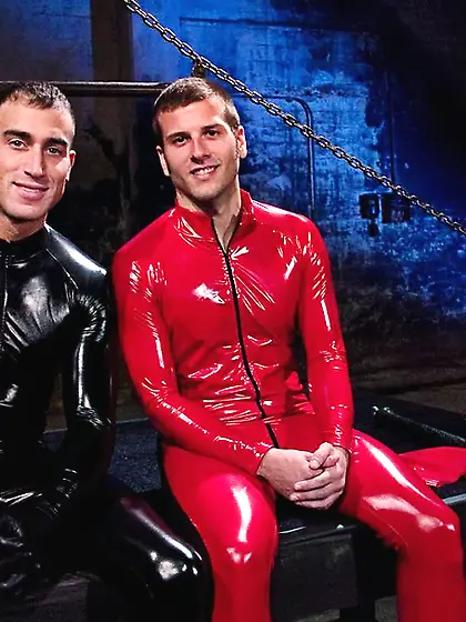 Bdsm master slave latex