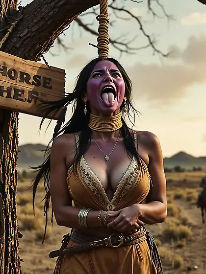 AI Wild West hanging