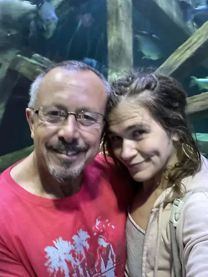 Dad and daughter love