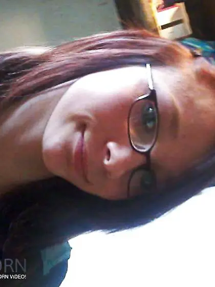 Adorable nerdy teenager