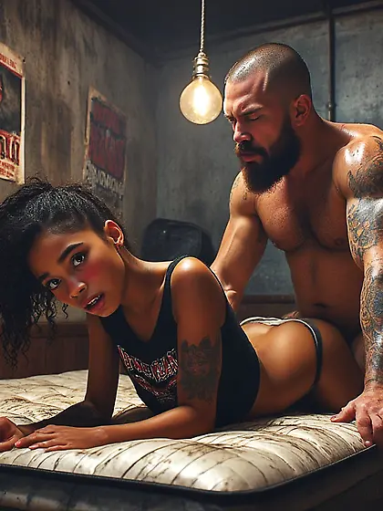 Breaking in a captive nigger