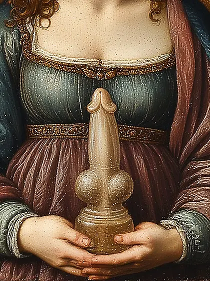 Madonna con Pene - Da Vinci school,  Tuscany