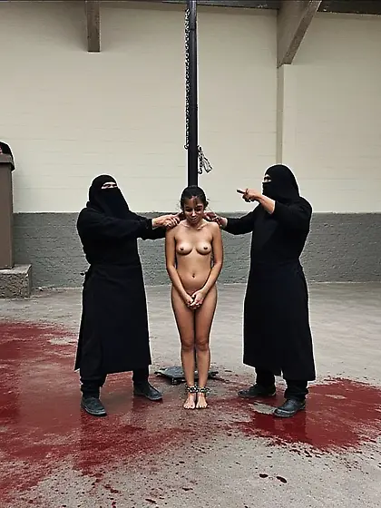 Prisoner of war being executed