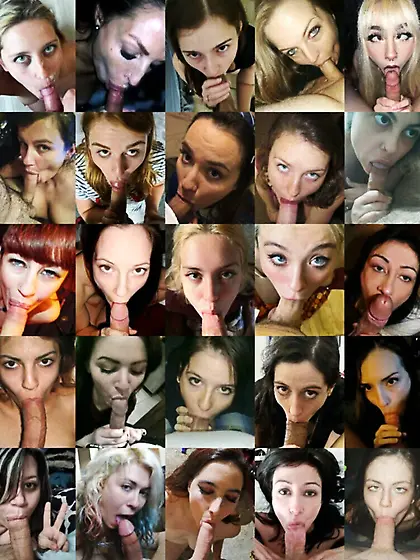 Blowjob collage of proud websluts!