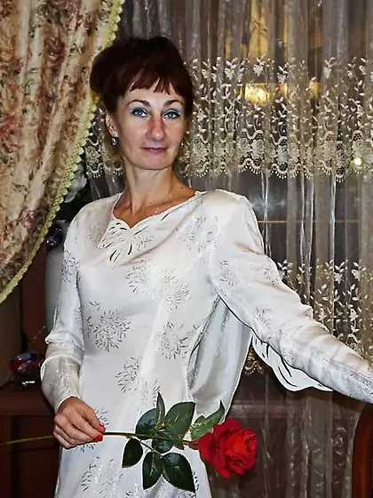 In the same wedding dress