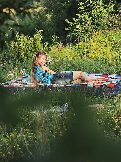 Oksana is crazy about