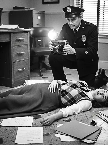 Film Noir Crime Scene