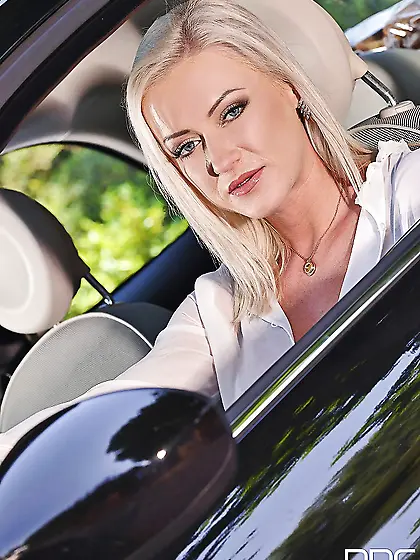 Stripping high heels short skirt