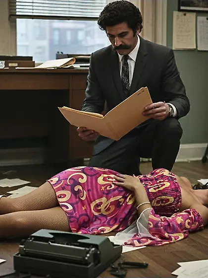 Film Noir Crime Scene