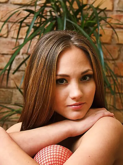 Exquisite young girl fishnet