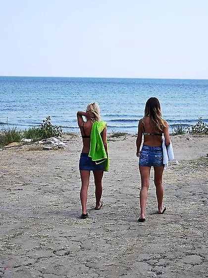 July and Sunny B holiday