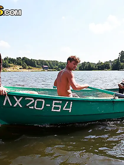 Hard gang bang fuck with a teen