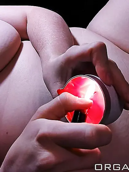 Daddy grabbing my big tits,  nipple squeezing & hot wax BDSM