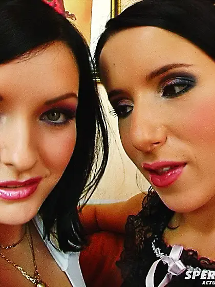 Brunettes swap cum bareback