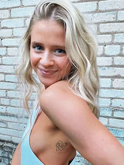 Young and lovely downblouse