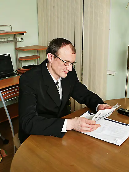 Young brunette Olga is