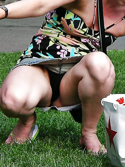 Park upskirt