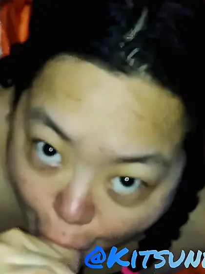 Fat Asian Slut KitsunePhantasy Sucking Cock
