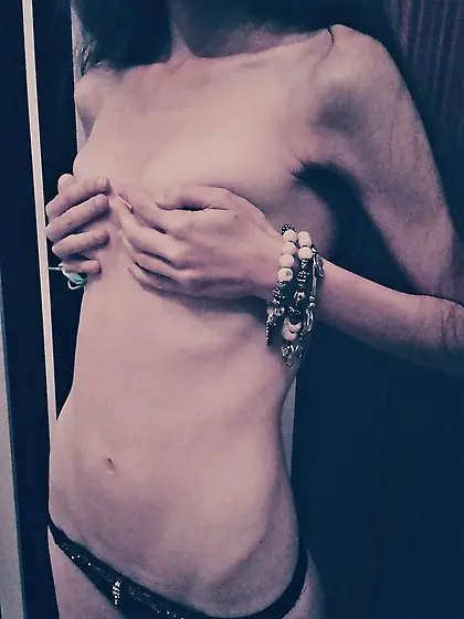 Stripping at a Night Club Men's Bathroom