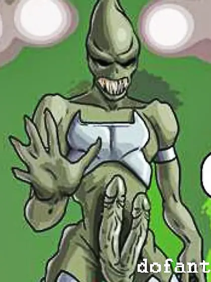 Alien fucks girl cartoon